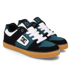 Pure Shoes - Black/White/Dk Green Black/Wht/Dkgrn | DC Shoes