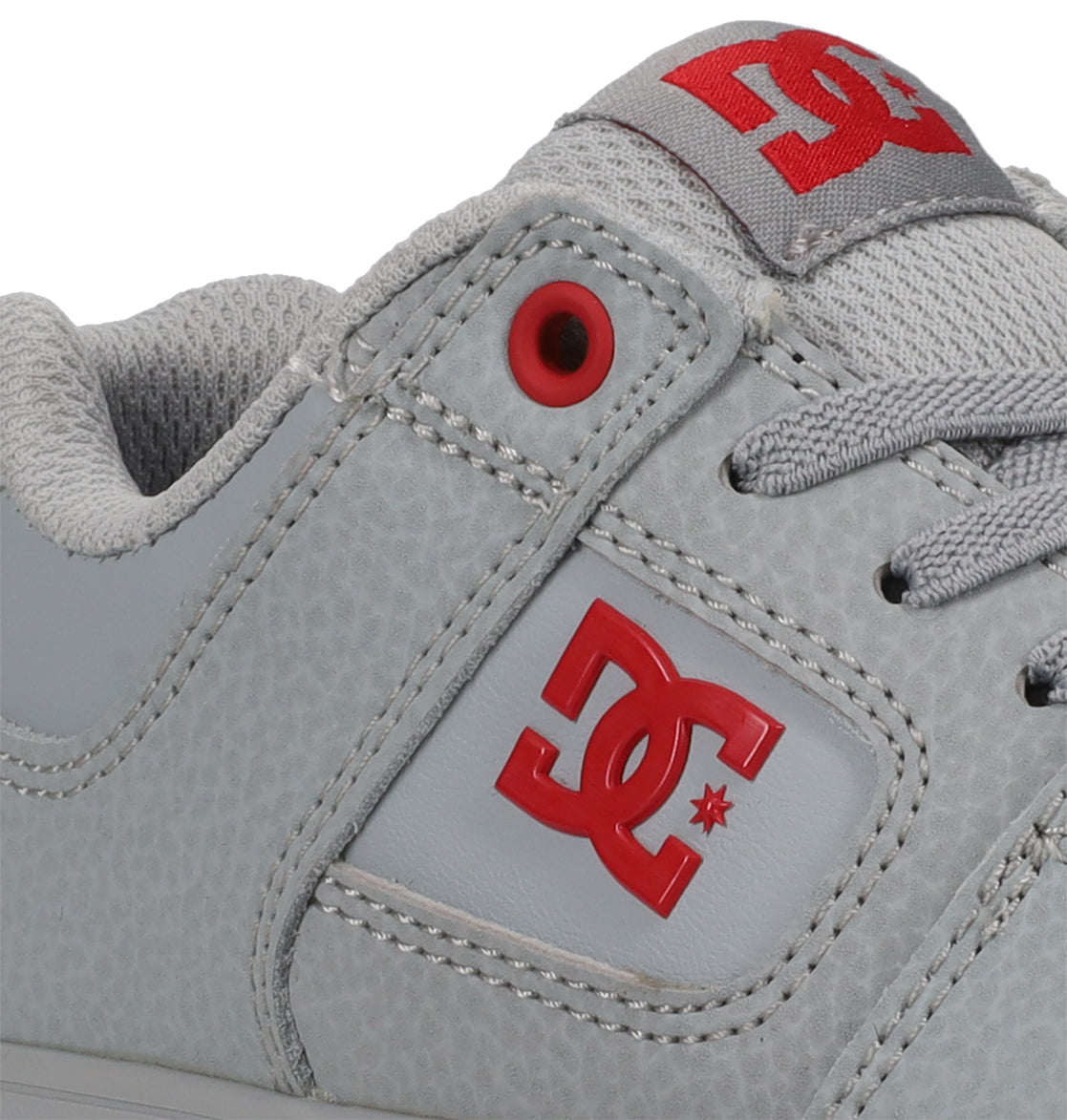 Pure Elastic Lace Shoes - Grey/Grey/Red Gray/Red | DC Shoes