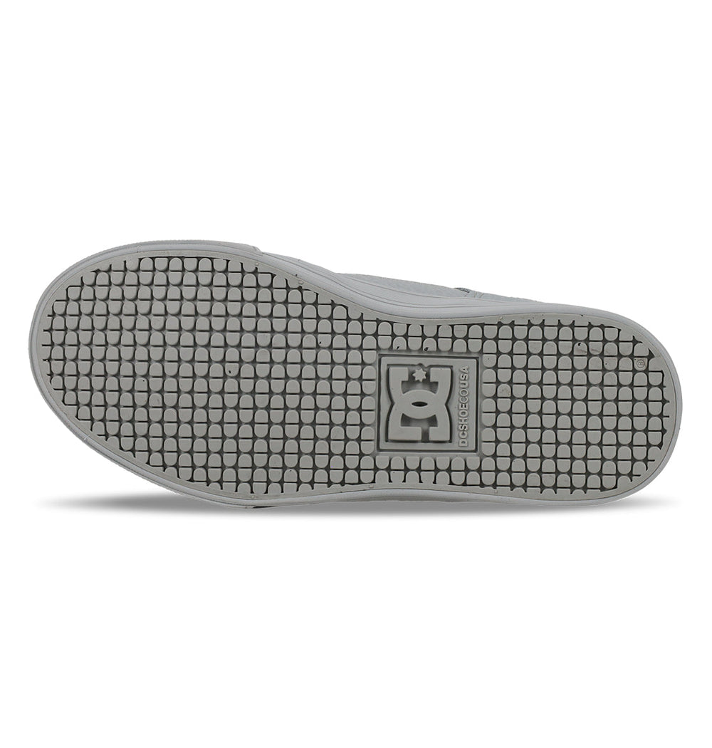 Pure Elastic Lace Shoes - Grey/Grey/Red Gray/Red | DC Shoes