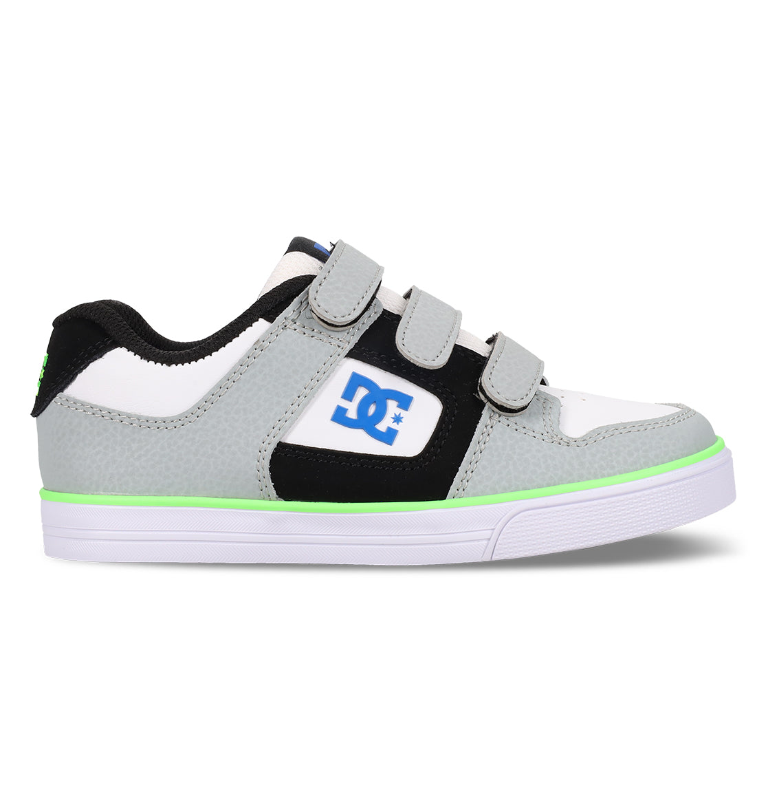 Pure Velcro Shoes - Grey/Black/Blue/Green Grey/Blk/Blue/Grn | DC Shoes