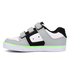 Pure Velcro Shoes - Grey/Black/Blue/Green Grey/Blk/Blue/Grn | DC Shoes