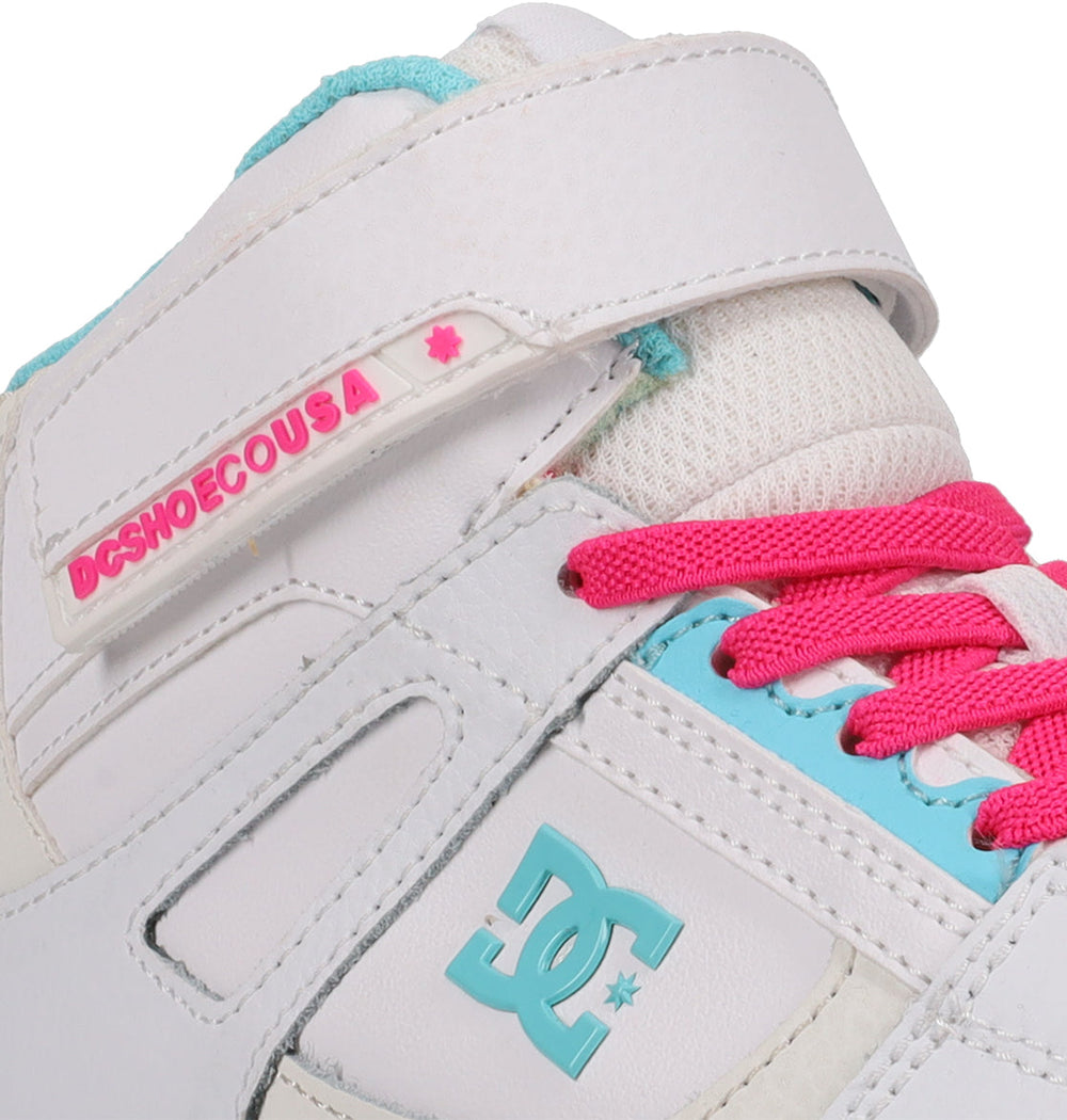 Pure Hi Top Ev Shoes - White/Pink/Blue White/Pink/Blue | DC Shoes