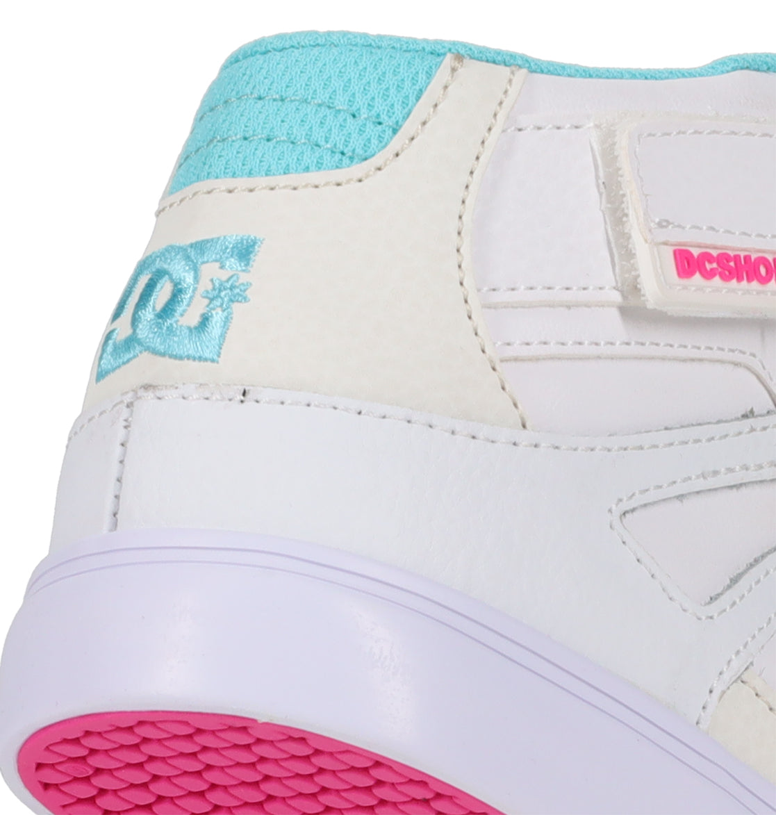 Pure Hi Top Ev Shoes - White/Pink/Blue White/Pink/Blue | DC Shoes