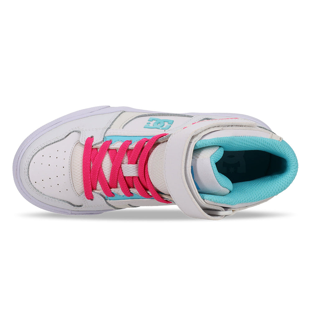 Pure Hi Top Ev Shoes - White/Pink/Blue White/Pink/Blue | DC Shoes