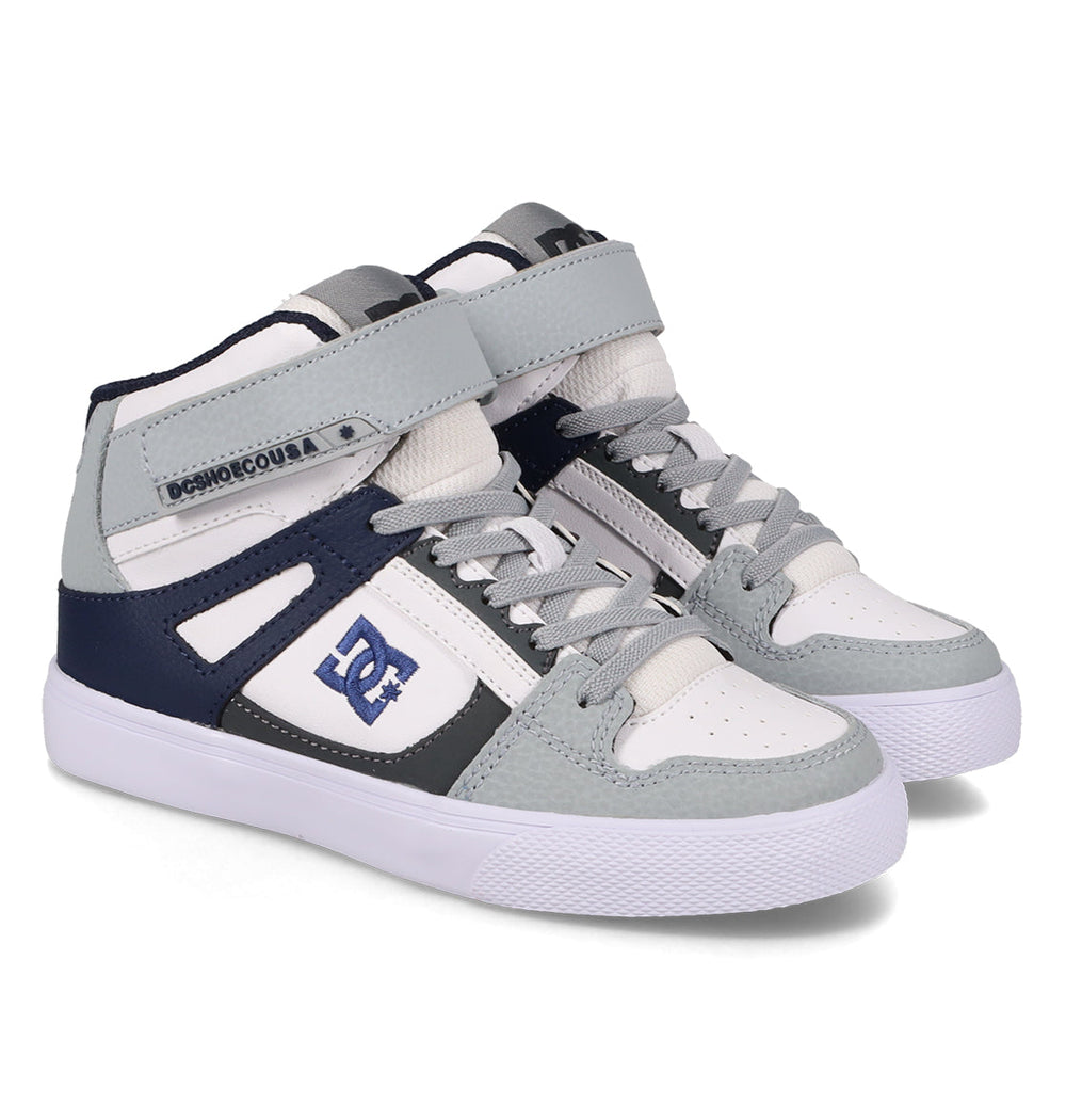 Pure Hi Top Ev Shoes - Grey/Blue/White Grey/Blue/White | DC Shoes