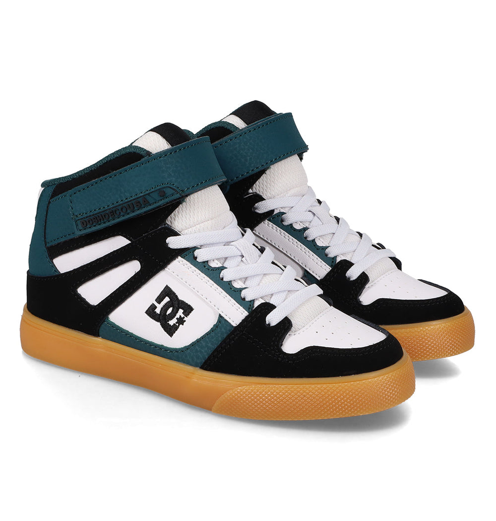 Pure Hi Top Ev Shoes - Black/Green/Gum Black/Green/Gum | DC Shoes