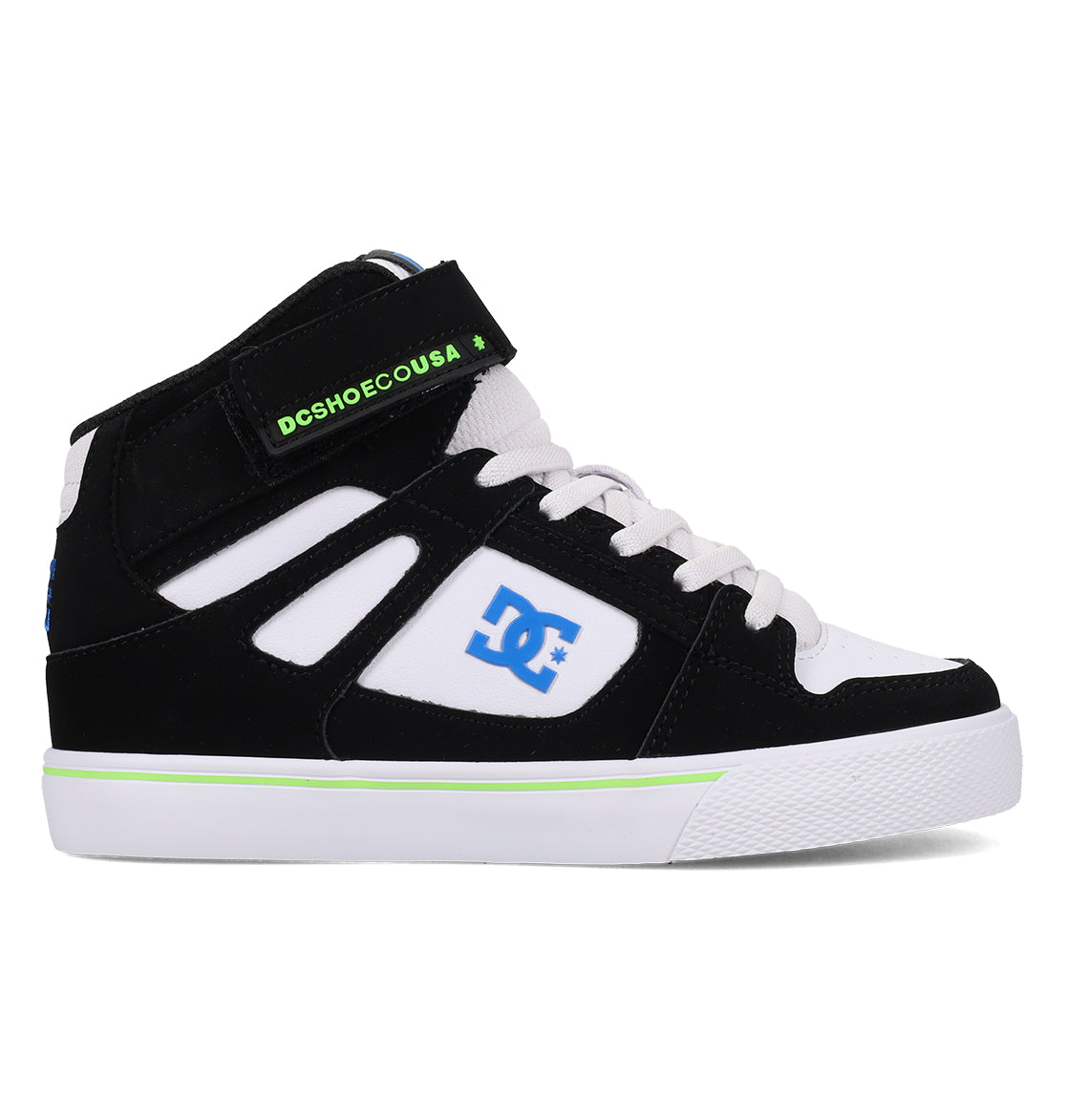 Pure Hi Top Ev Shoes - Blk/Blu/Wht Black/Blue/White | DC Shoes