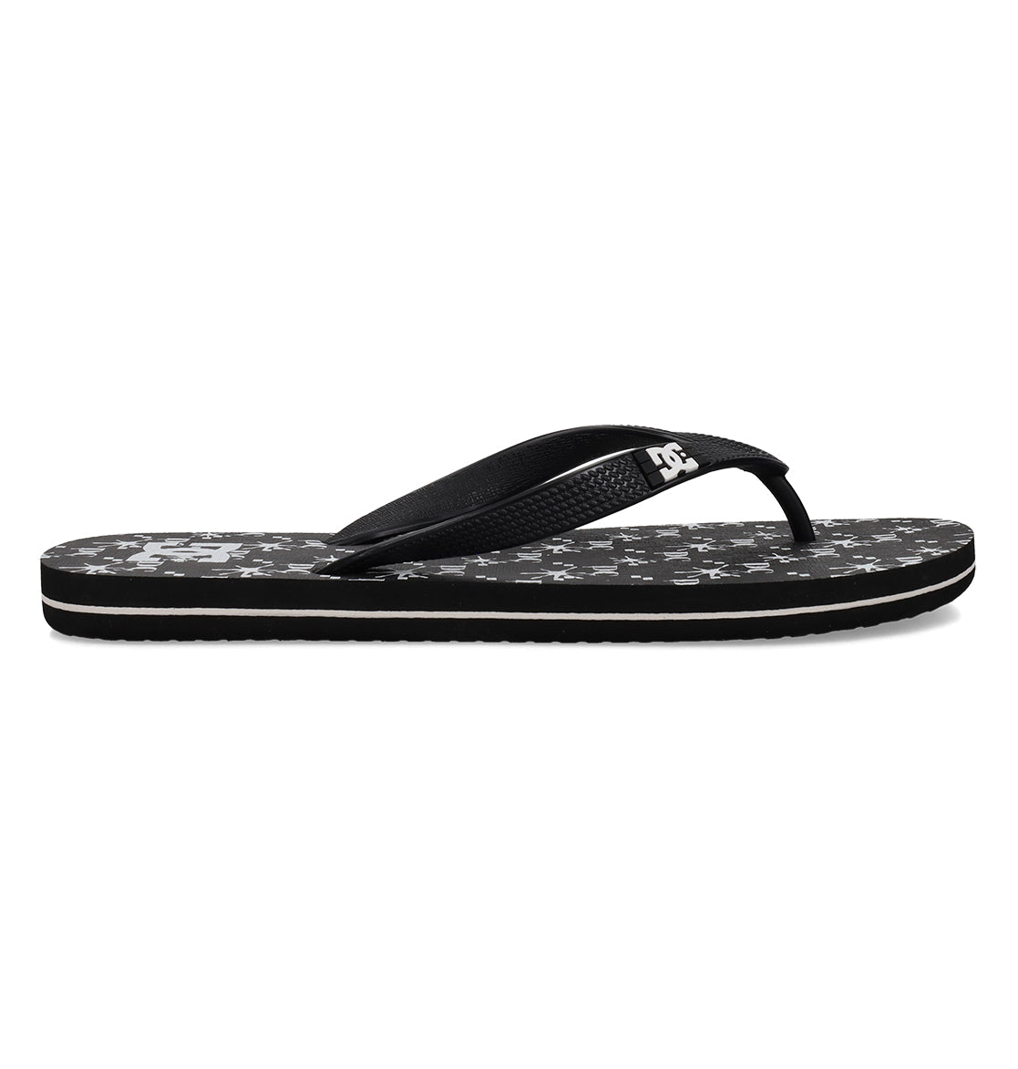 Spray Graffik Slides - Black/Wht Prt Black/White | DC Shoes