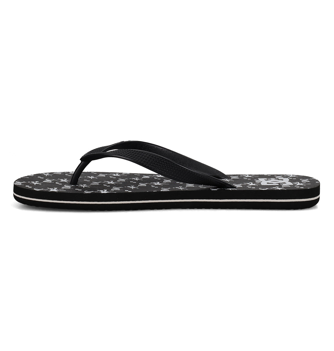 Spray Graffik Slides - Black/Wht Prt Black/White | DC Shoes