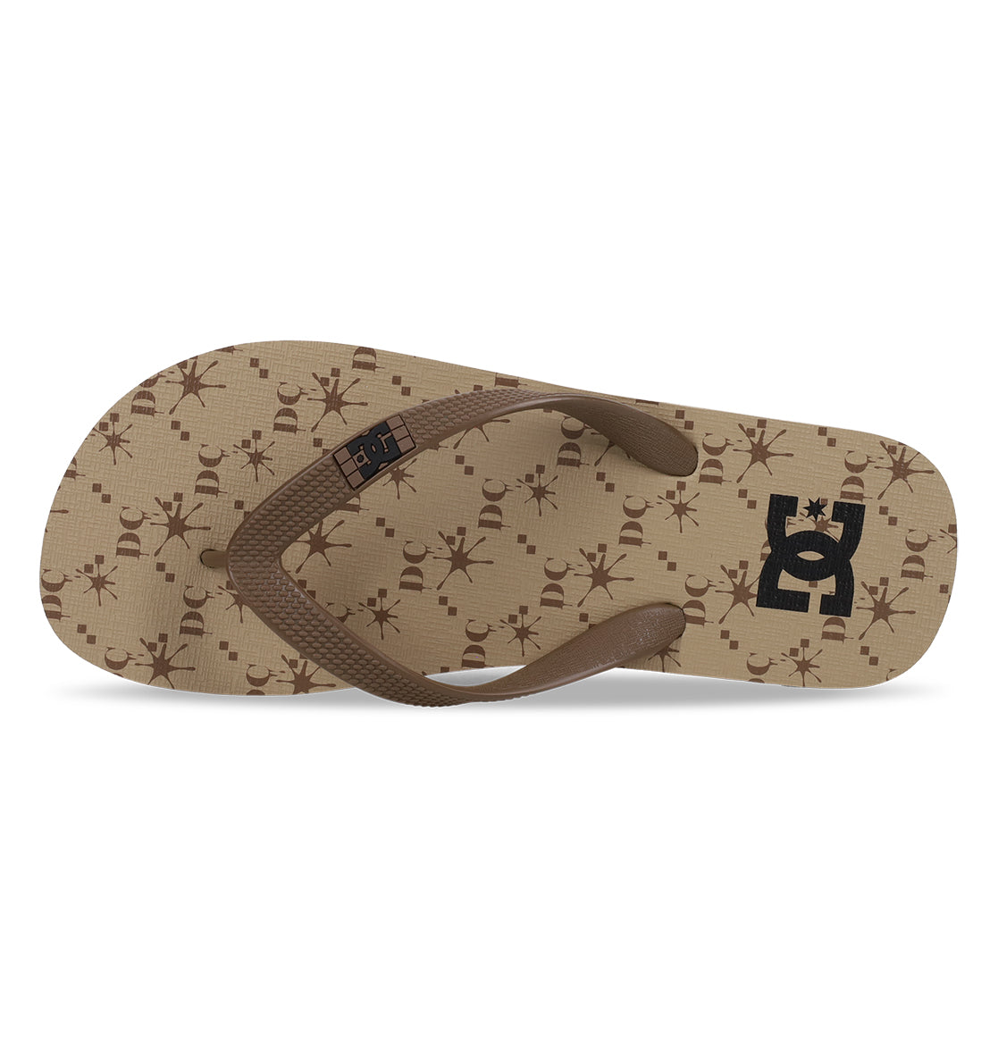 Spray Graffik Slides - Brown/Lt Brown Brown/Ltbrown | DC Shoes
