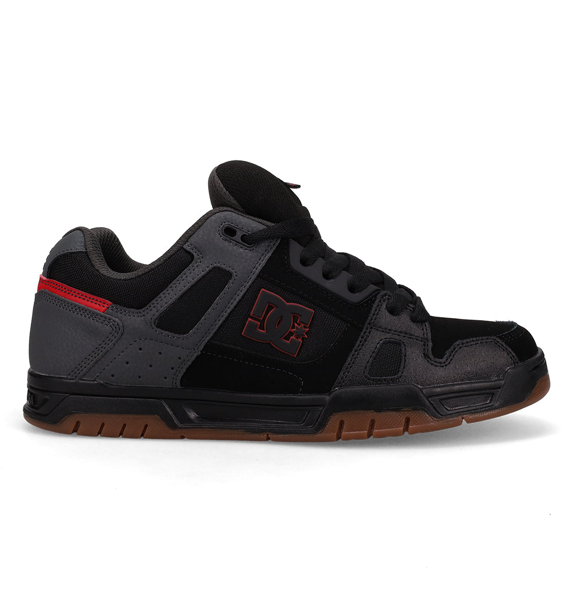 Stag Shoes - Black/Red/Gum Black/Red/Gum | DC Shoes