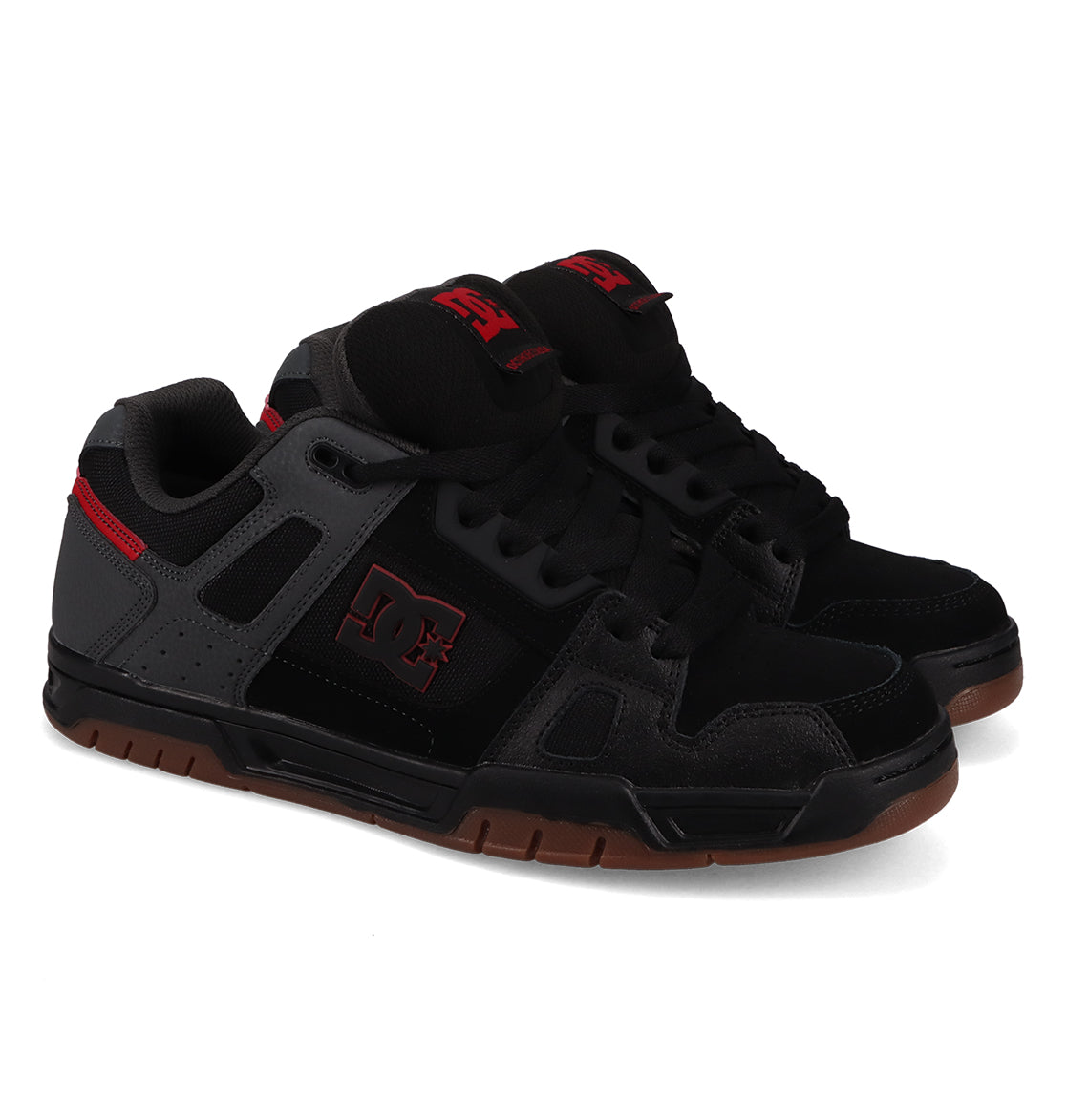 Stag Shoes - Black/Red/Gum Black/Red/Gum | DC Shoes