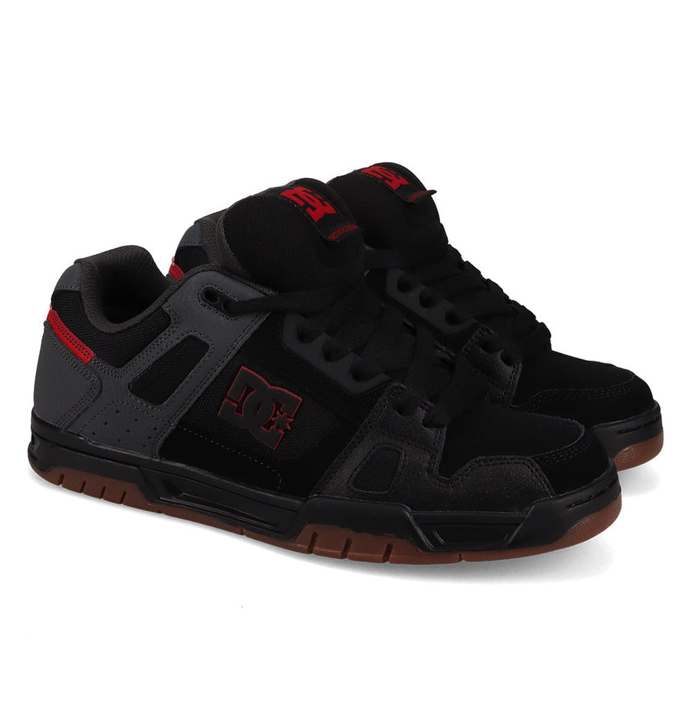 Stag Shoes - Black/Red/Gum Black/Red/Gum | DC Shoes