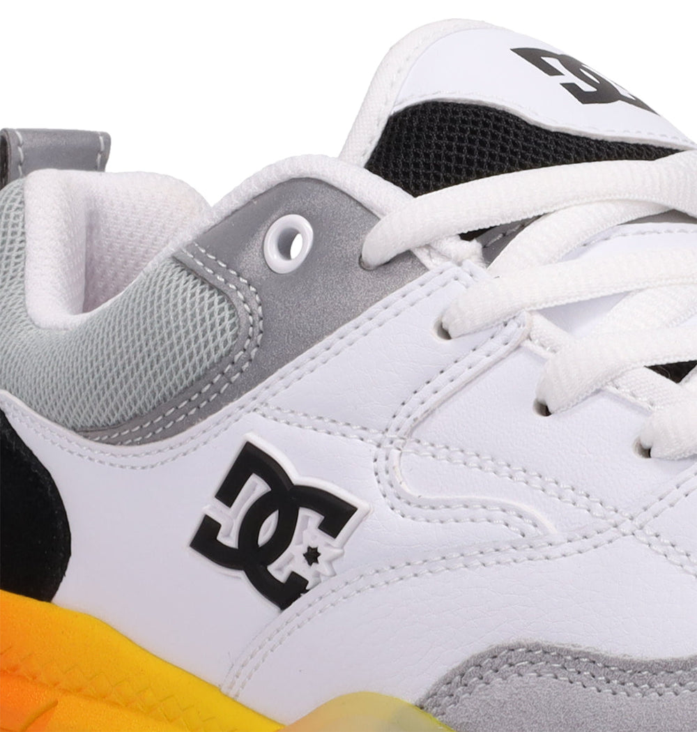 Ascend Skate Shoes - White/Black/Org White/Black/Orange | DC Shoes