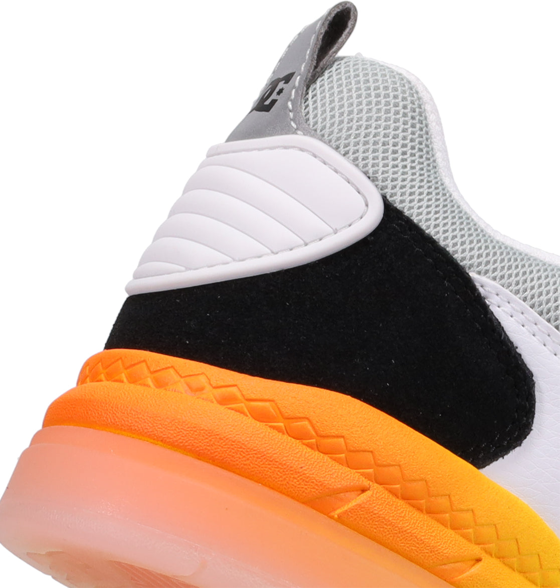 Ascend Skate Shoes - White/Black/Org White/Black/Orange | DC Shoes