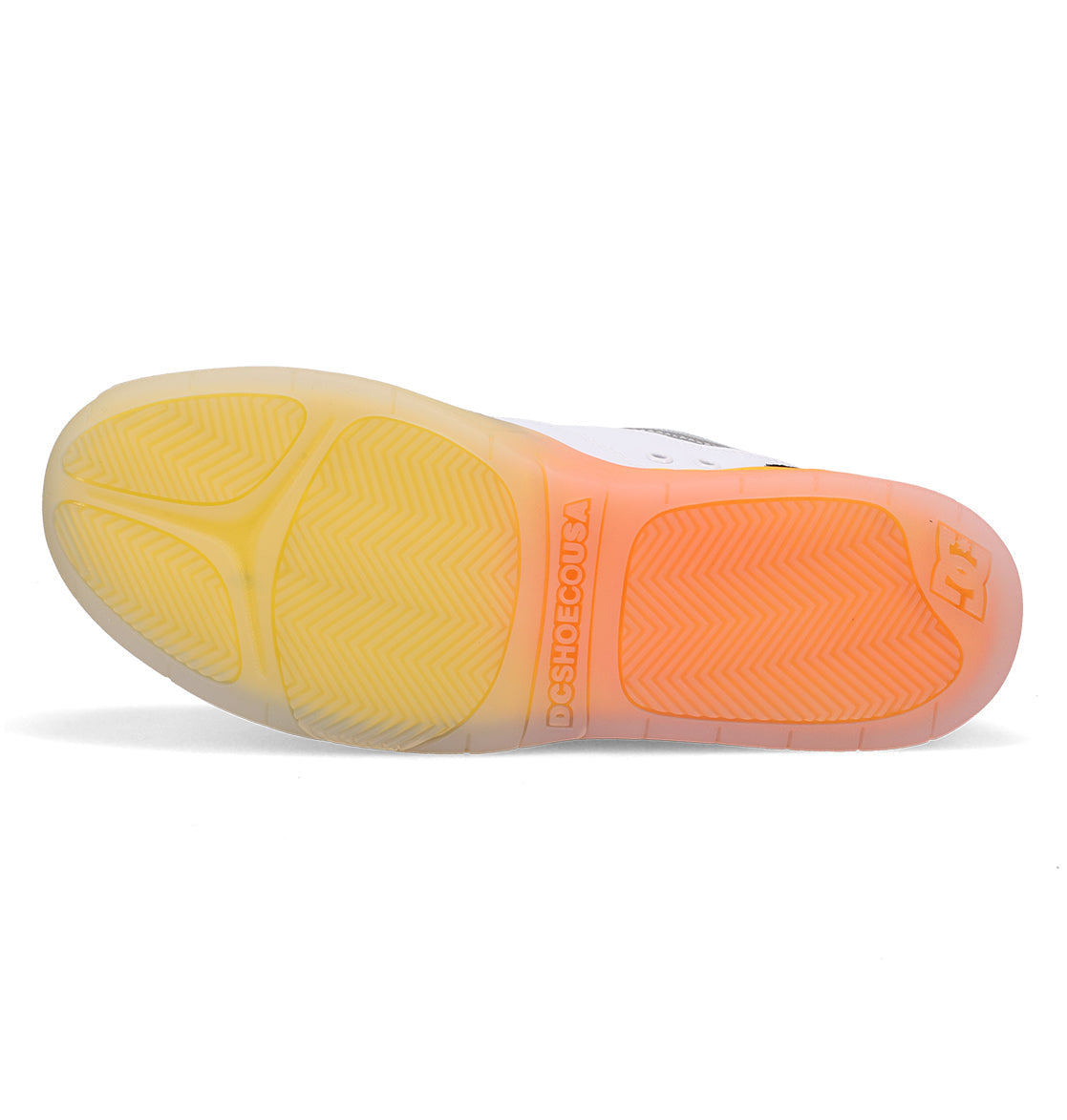 Ascend Skate Shoes - White/Black/Org White/Black/Orange | DC Shoes