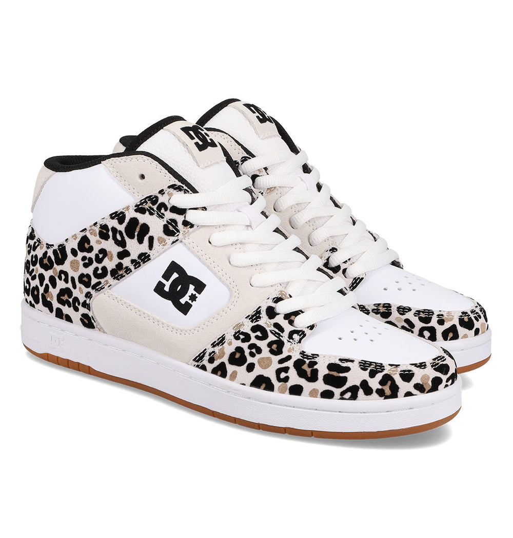 Manteca 4 Hi High-Top Shoes - Mid Lx Wht/Leo/Blk White/Leopard/Blk | DC Shoes