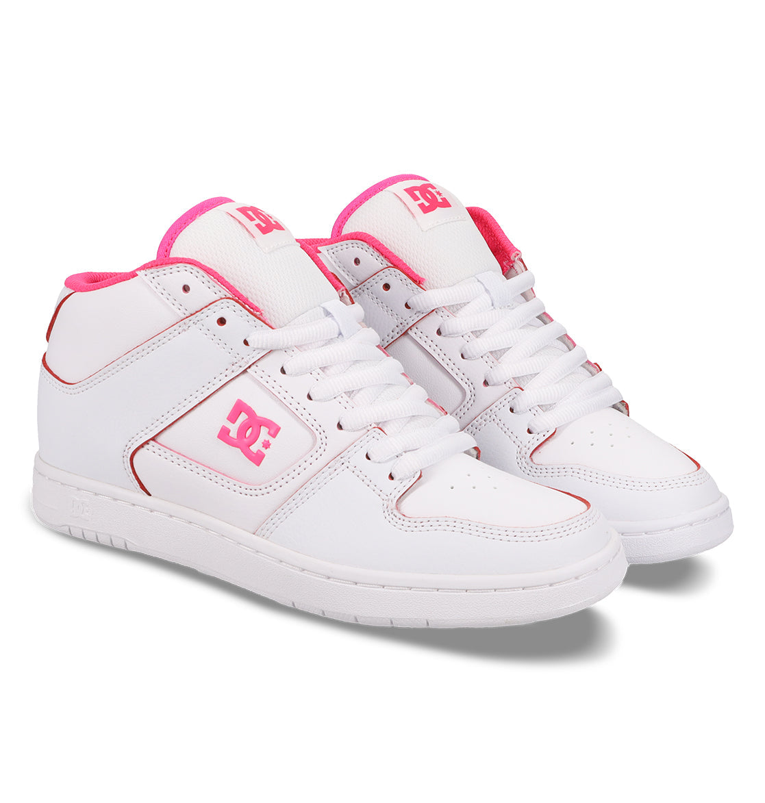 Manteca 4 Hi High-Top Shoes - Mid Wht/Wht/Htpnk White/Hushpnk | DC Shoes