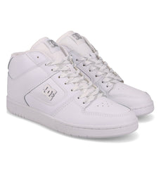 Manteca 4 Hi High-Top Shoes - Mid Wht/Wht/Slv White Silver | DC Shoes