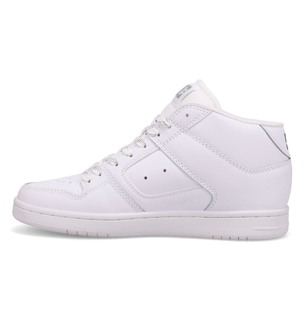 Manteca 4 Hi High-Top Shoes - Mid Wht/Wht/Slv White Silver | DC Shoes