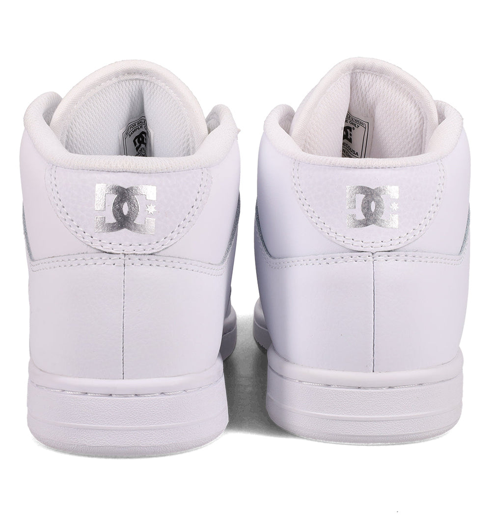 Manteca 4 Hi High-Top Shoes - Mid Wht/Wht/Slv White Silver | DC Shoes