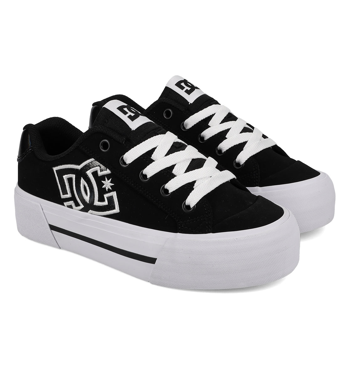 Chelsea Platform Shoes - Black / White | DC Shoes