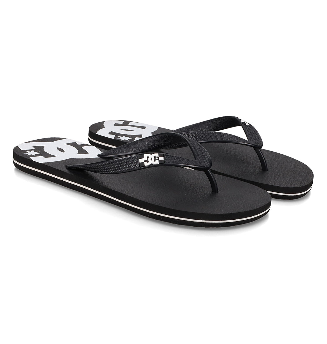 Spray Slides - Black / Black / White | DC Shoes