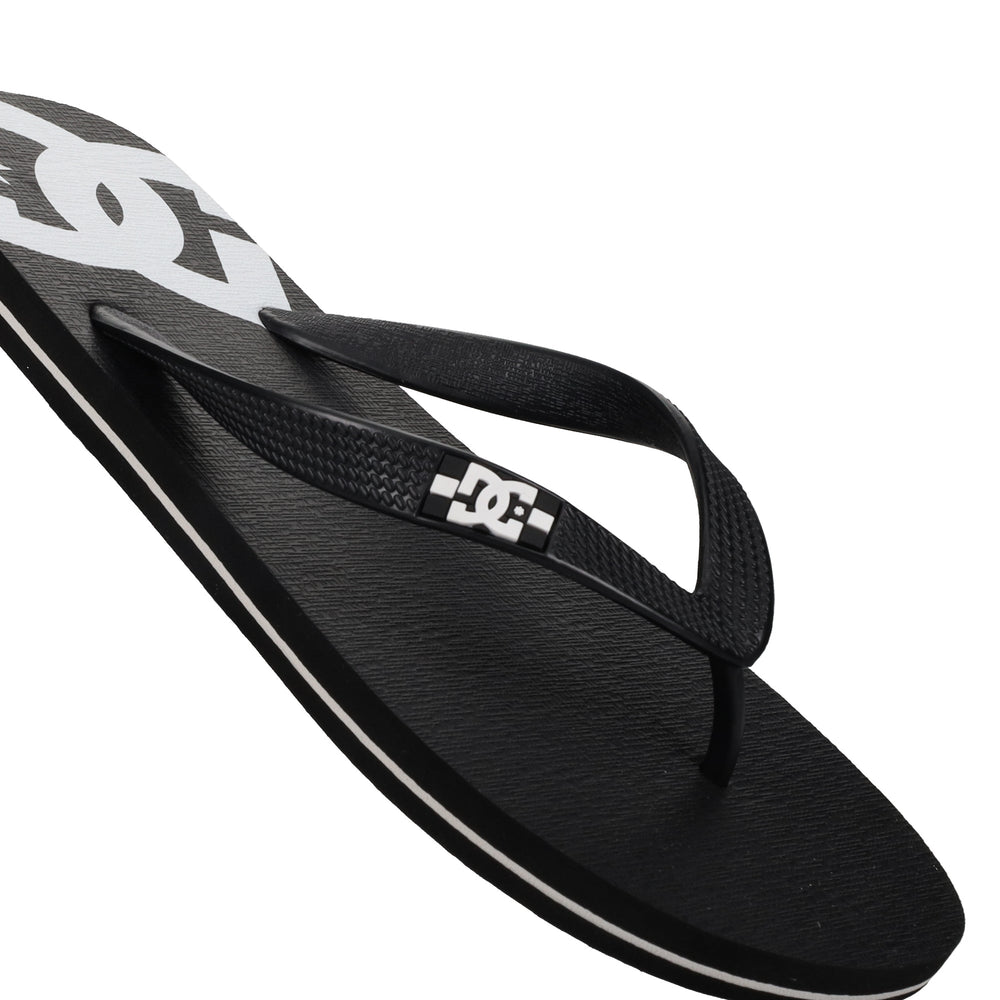 Spray Slides - Black / Black / White | DC Shoes