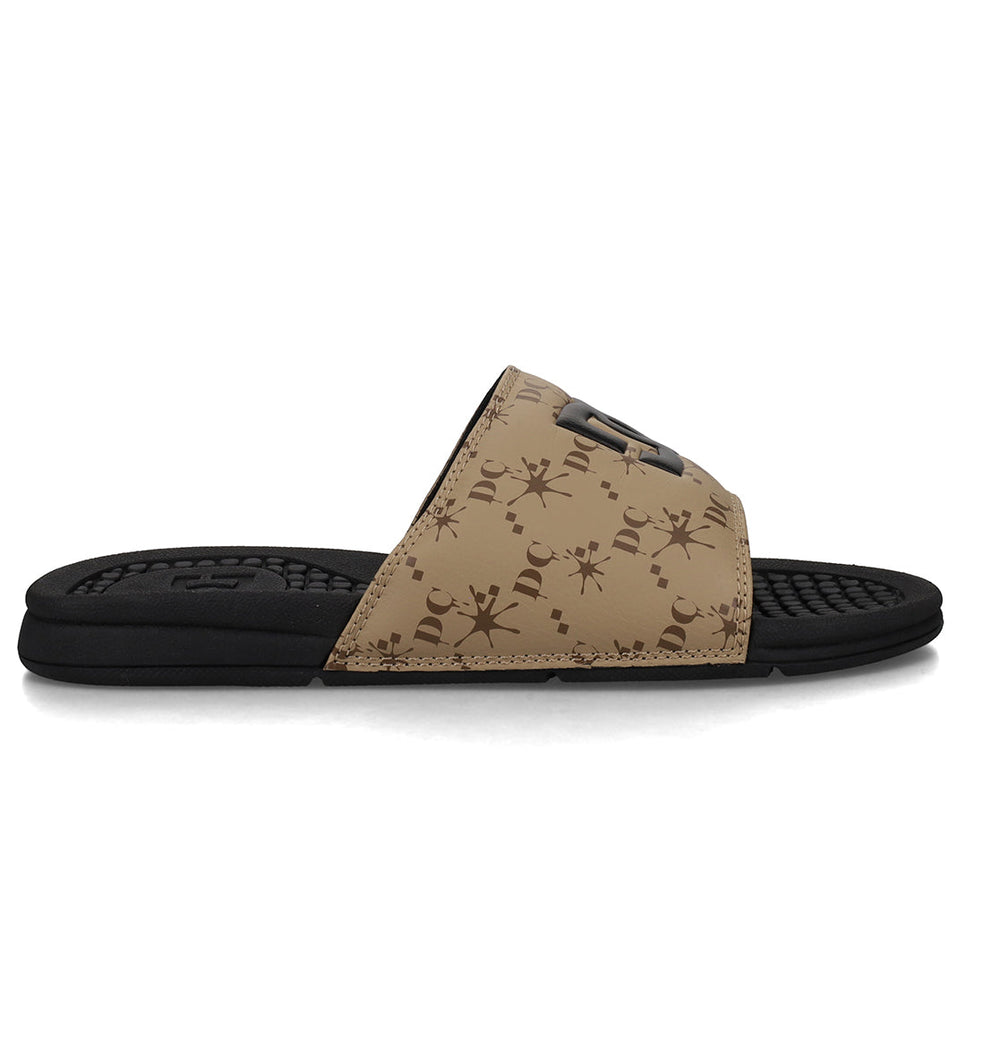 Bolsa Slides - Brown / Black | DC Shoes