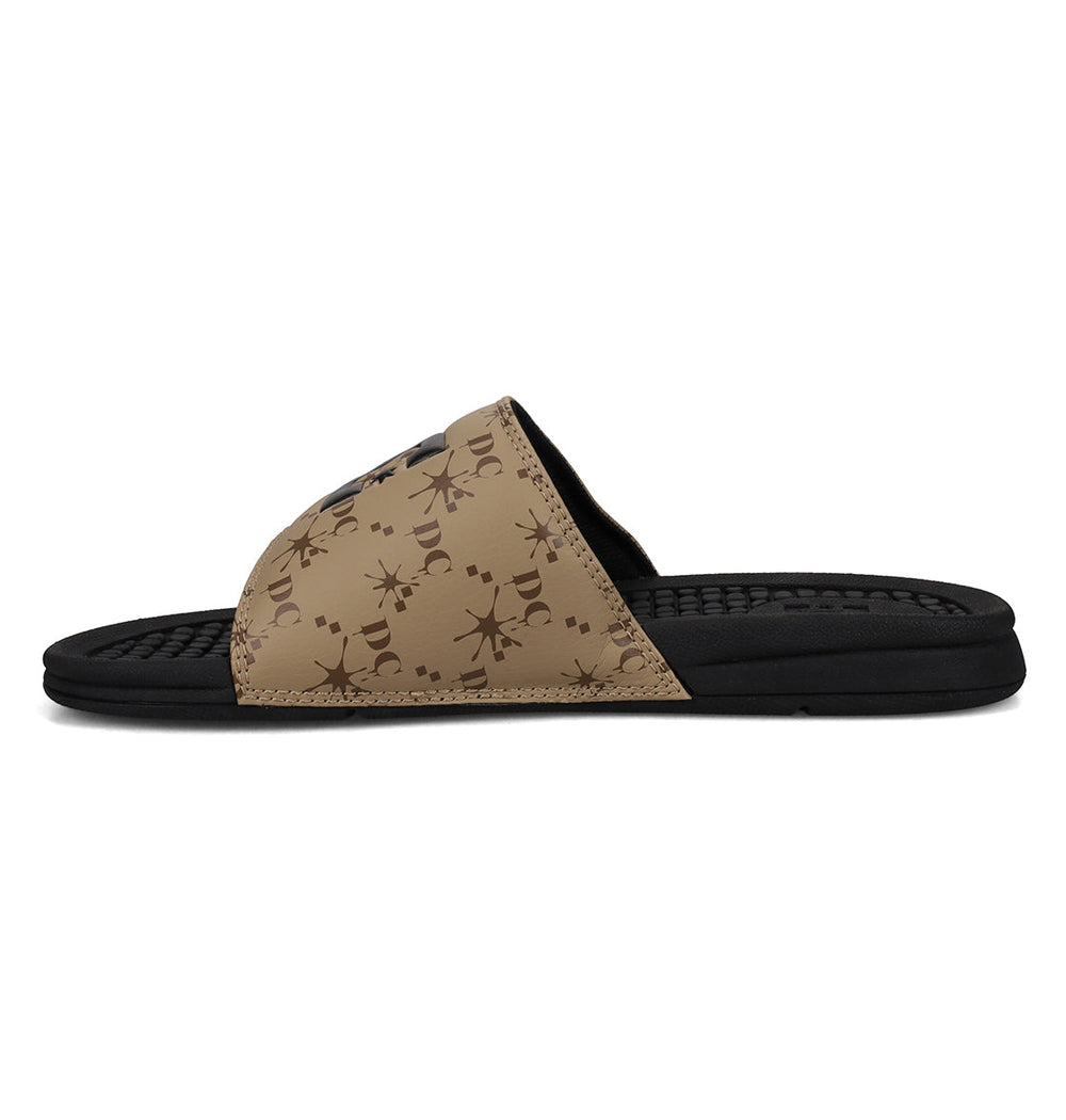 Bolsa Slides - Brown / Black | DC Shoes