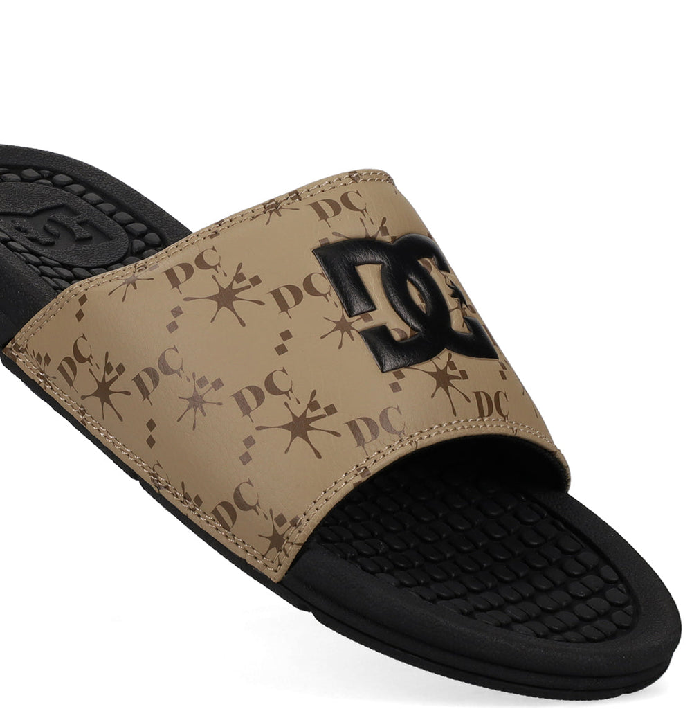 Bolsa Slides - Brown / Black | DC Shoes