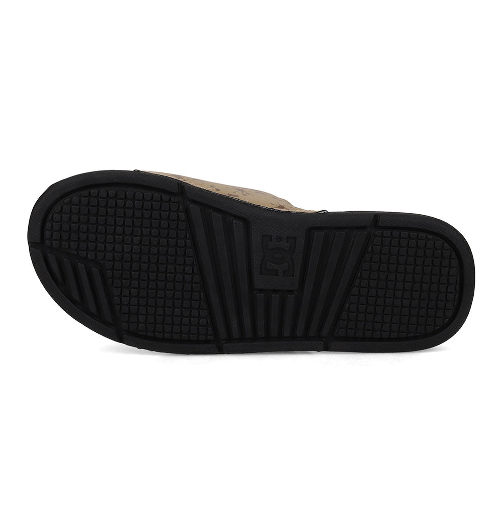 Bolsa Slides - Brown / Black | DC Shoes
