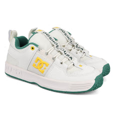 Lynx OG Skate Shoes - Off White/Yellow/Green | DC Shoes