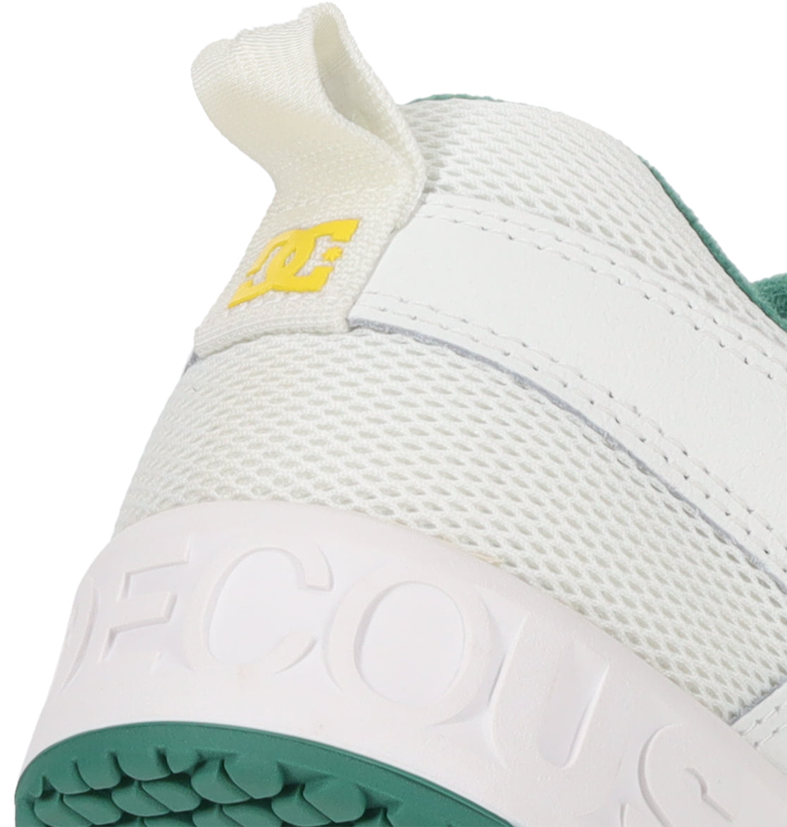 Lynx OG Skate Shoes - Off White/Yellow/Green | DC Shoes