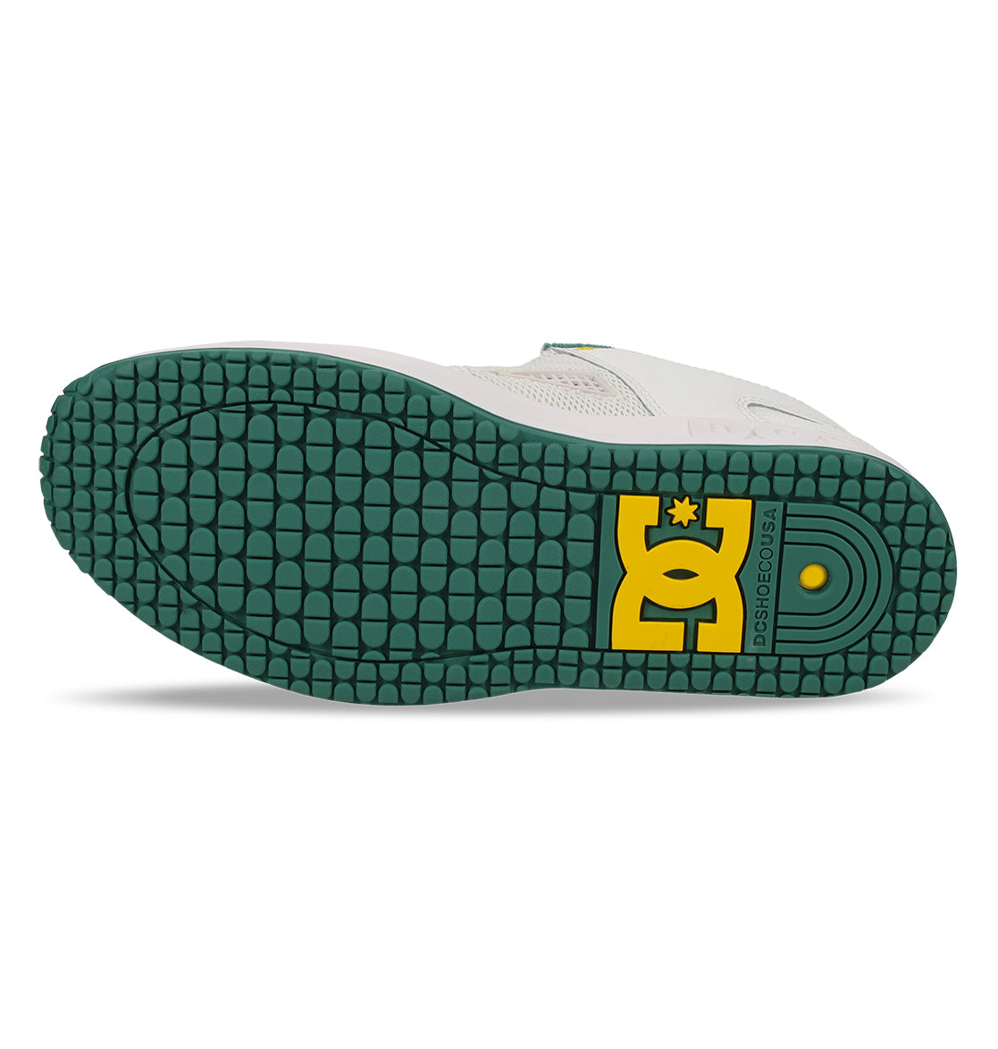Lynx OG Skate Shoes - Off White/Yellow/Green | DC Shoes